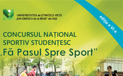 Concursul naţional sportiv studenţesc „Fă Pasul Spre Sport” – ediţia a VI-a
