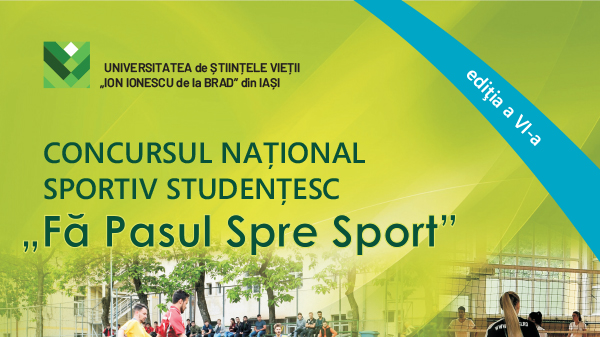 Concursul naţional sportiv studenţesc „Fă Pasul Spre Sport” – ediţia a VI-a